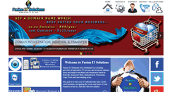 Desktop Screenshot of fusionitsolutions.co.za